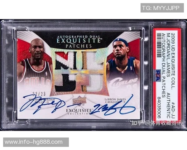 詹姆斯与乔丹双签球星卡创下历史成交新高达千万美元